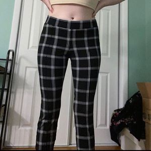 Black and white pants